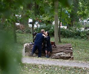 Jacek Ozdoba odpoczywa z żoną po ślubie