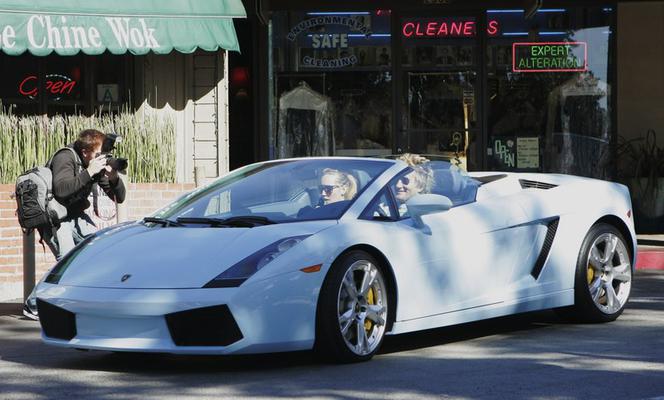 Rod Stewart i jego Lamborghini Gallardo