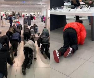 Pełzające nastolatki w galeriach handlowych. Jest ich coraz więcej! Ludzie łapią się za głowy