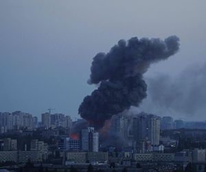 Wojna w Ukrainie. Bombardowanie Kijowa