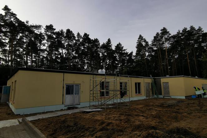 Modułowy budynek do rehabilitacji oddechowej w Wolicy już prawie gotowy! [ZDJĘCIA]