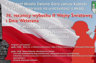 Zielona Góra uczci rocznicę wybuchu II Wojny Światowej