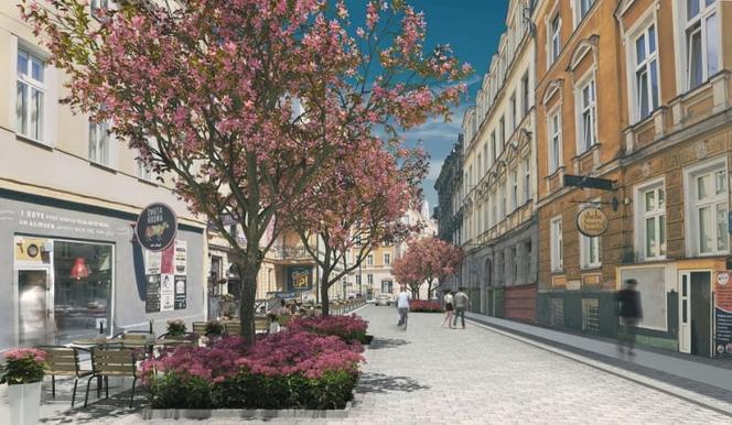 Ulica Królowej Jadwigi ma po przebudowie wyglądać jak ulica Kwiatowa w Poznaniu