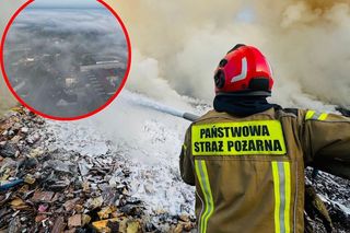 Pożar składowiska śmieci w Tychach. Służby apelują o zamykanie okien