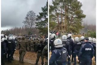 Groźne incydenty na granicy polsko-białoruskiej. Służby udaremniły próbę siłowego sforsowania ogrodzenia