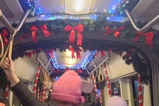 Mikołajkowy Tramwaj w Toruniu