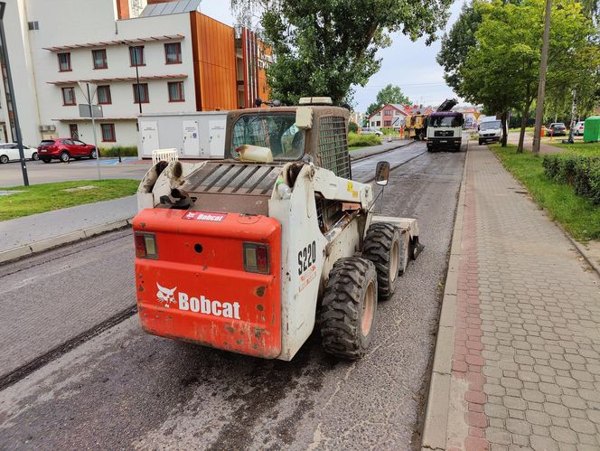 Trwa remont na Plażowej w Siedlcach
