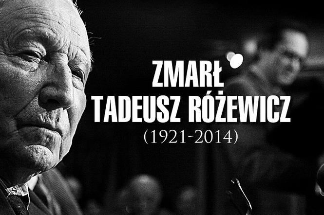 Zmarł Tadeusz Różewicz
