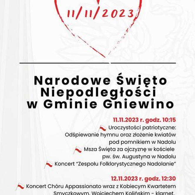 11 listopada 2023 w Rumi, Wejherowie, Kościerzynie i Pucku. Co będzie się działo na Pomorzu w Narodowe Święto Niepodległości 11.11.2023?