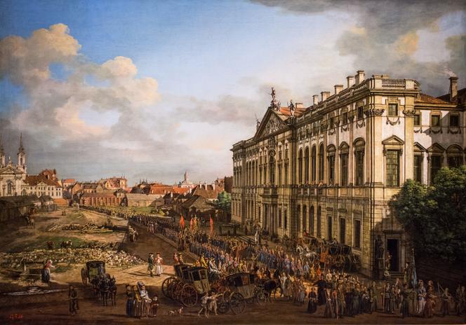 Canaletto, Pałac Rzeczypospolitej (Krasińskich) (1778)