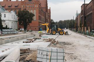 Postęp w pracach na Wałach gen. Sikorskiego w Toruniu. Zobaczcie zdjęcia z placu budowy! [GALERIA]