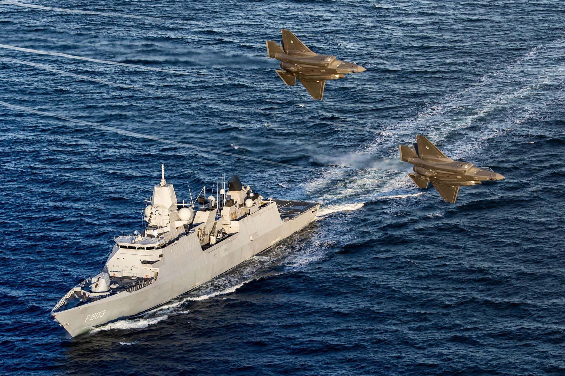 F-35 i holenderskie okręty