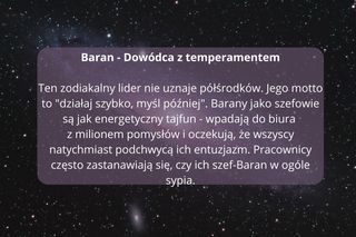 Zodiakalne style zarządzania: Kiedy gwiazdy wkraczają do biura