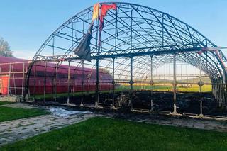 Hangar z samolotami doszczętnie spłonął