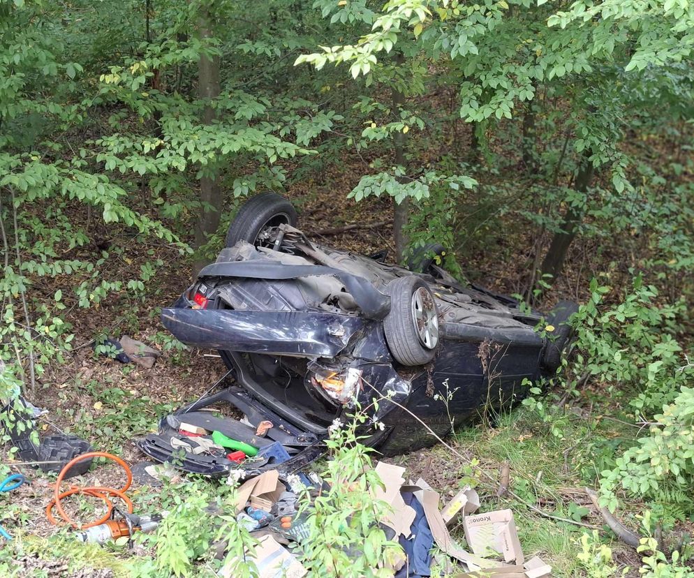 Starachowice. Wypadek na Zgodnej, poszkodowany mężczyzna zabrany przez pogotowie 