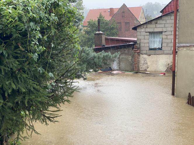 Bardo zatopione. Ulice toną, nie ma prądu, są problemy z siecią