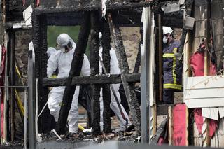 Pożar hotelu we Francji