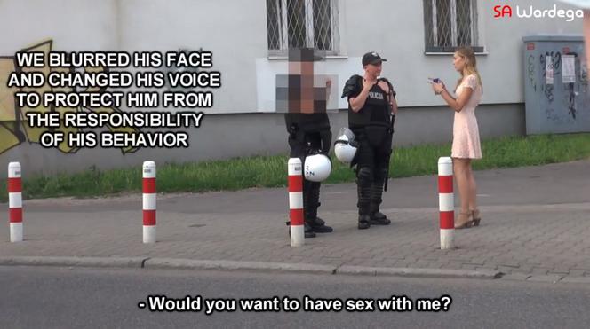 Wardęga - seks z policjantem