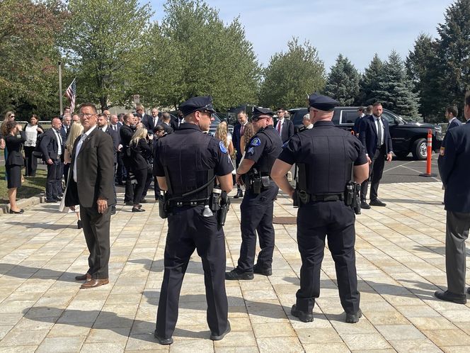 Karol Nawrocki z małżonką w USA. Tak przyjęto ich w Doleystown