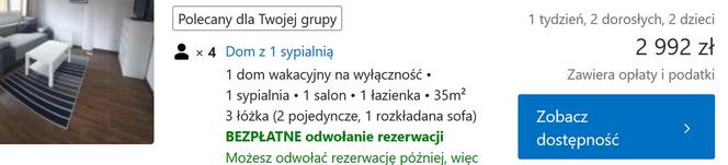 Domki letniskowe