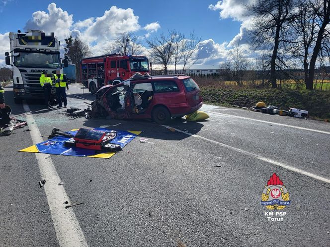 Wypadek w Kawęczynie pod Toruniem