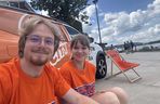 Wakacyjny patrol Eska Summer City na olsztyńskiej Plaży Miejskiej
