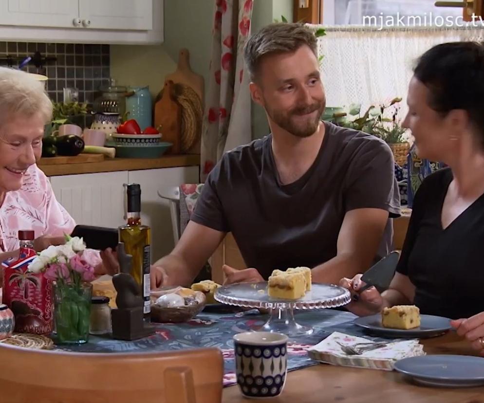 M jak miłość. Barbara (Teresa Lipowska), Marysia (Małgorzata Pieńkowska), Rafał (Łukasz Twardowski)