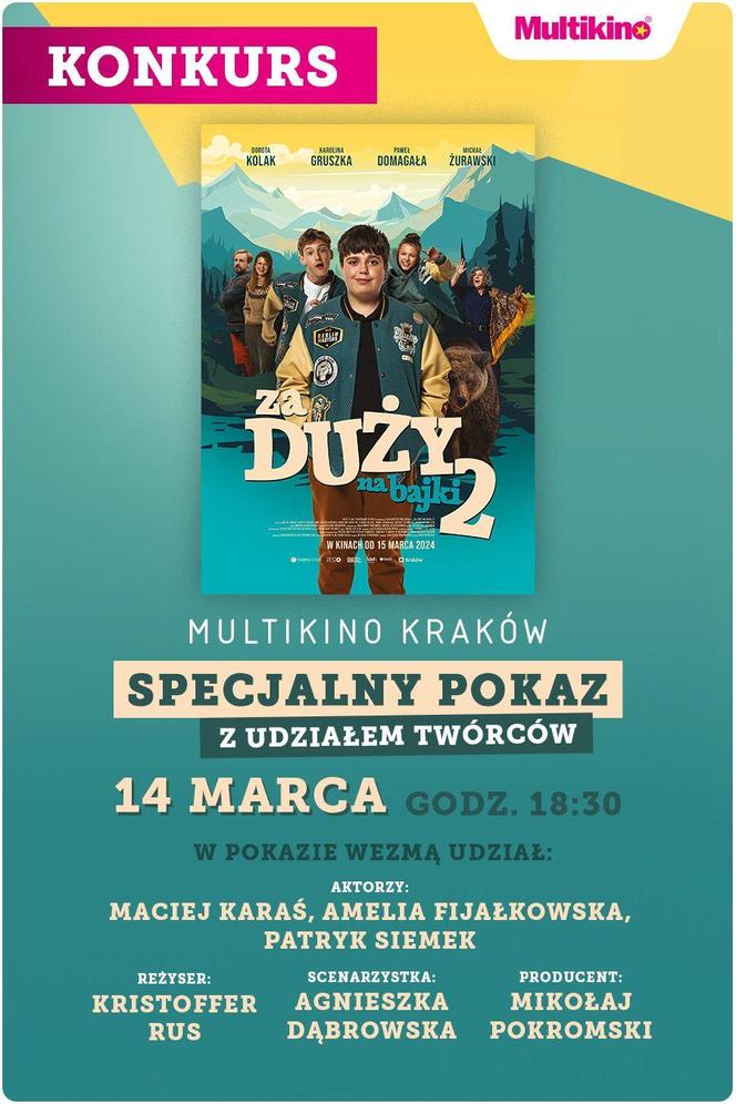 Premiera Za duży na bajki 2 już niedługo w Multikinie Kraków. Radio ESKA rozdaje bilety!