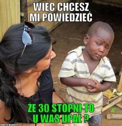 Do Polski dotarła fala gorąca. Te memy na temat upalnych dni rozbawią wszystkich do łez!