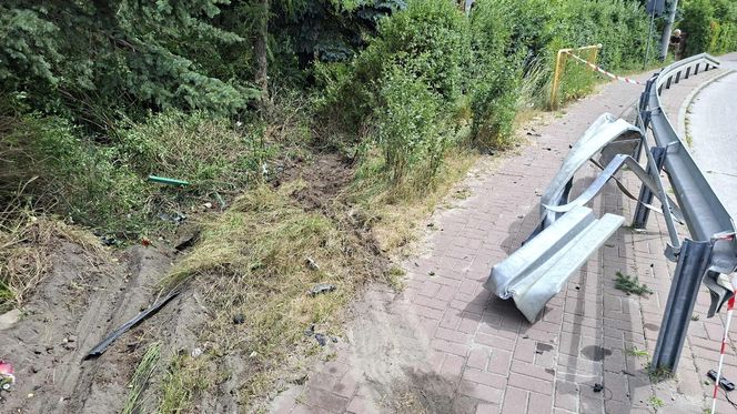 Nocna szarża przy Benedyktyńskiej w Starachowicach. Kierowca i pasażerowie uciekli