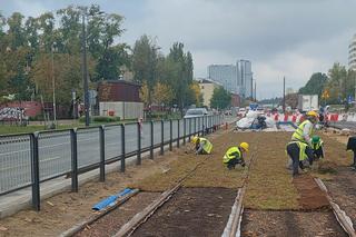 Budowa linii tramwajowej na ul. Kasprzaka w Warszawie