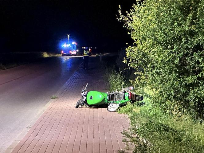 Wjechał motocyklem w łosia! Wielka tragedia, 18-latek nie miał szans