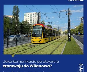 Tramwaj do Wilanowa. Jak pojadą tramwaje i autobusy? Ruszają konsultacje społeczne