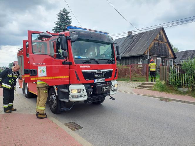 Interwencja strażaków przy Moniuszki 24.06.2023