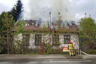 Pożar budynku przy ul. Paderewskiego