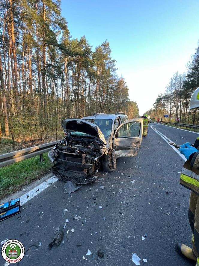 Groźnie wyglądające zdarzenie na DK11 w Tworogu. Jeden z kierowców był pijany 