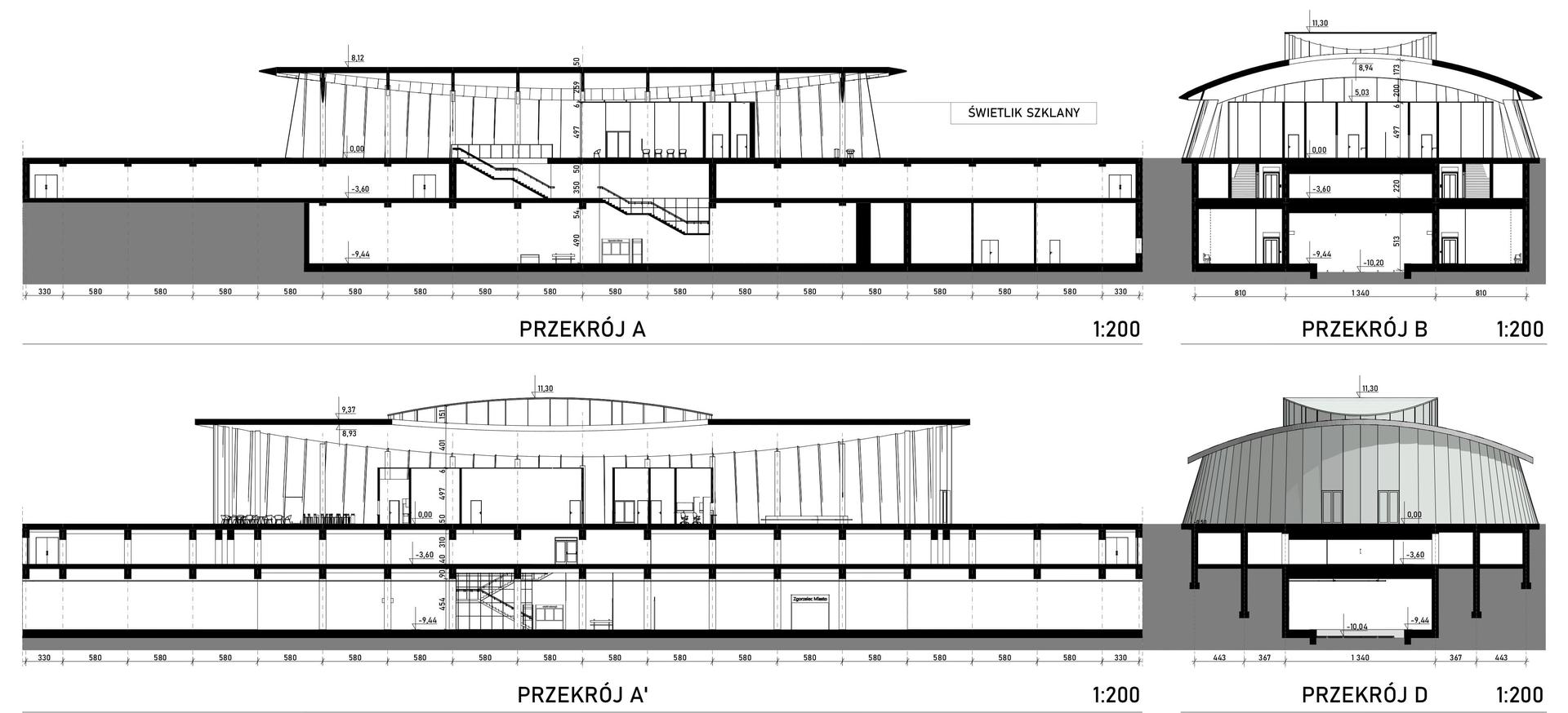Koncepcja dworca kolejowego w Zgorzelcu. 