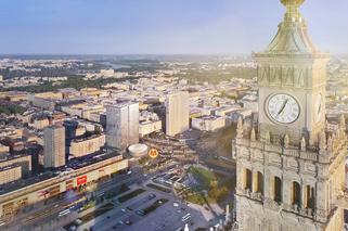 Widok Towers z widokiem na Pałac Kultury i Nauki