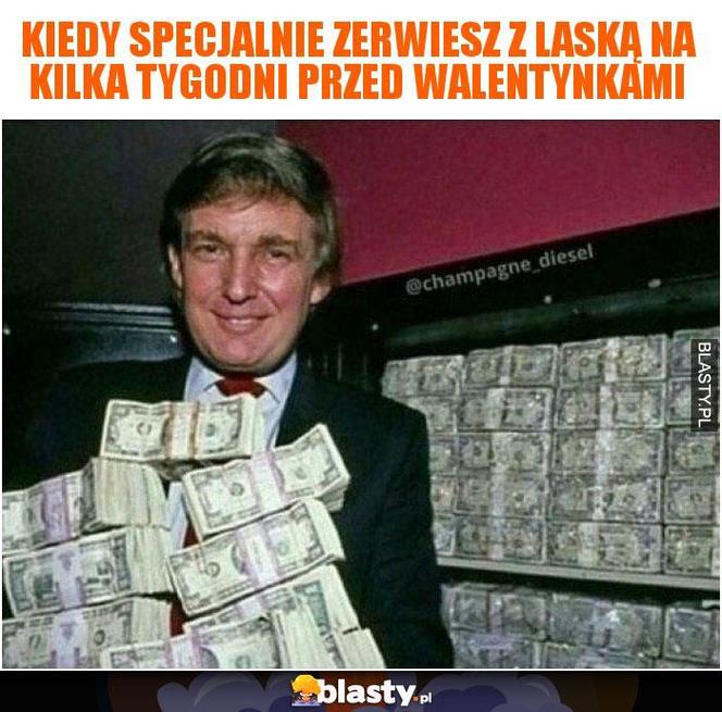 MEMY na Walentynki 2024. Tak internauci szydzą ze Święta Zakochanych 