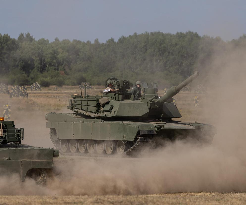 Szkolenie polskich żołnierzy na czołgach Abrams. Mariusz Błaszczak się przyglądał