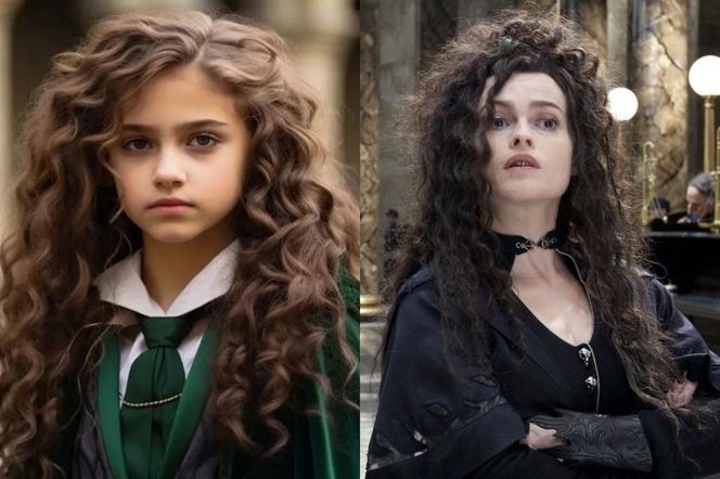 Harry Potter: mali Snape, Bellatrix i Umbrige. Śmierciożercy jako dzieci pokazane przez AI!