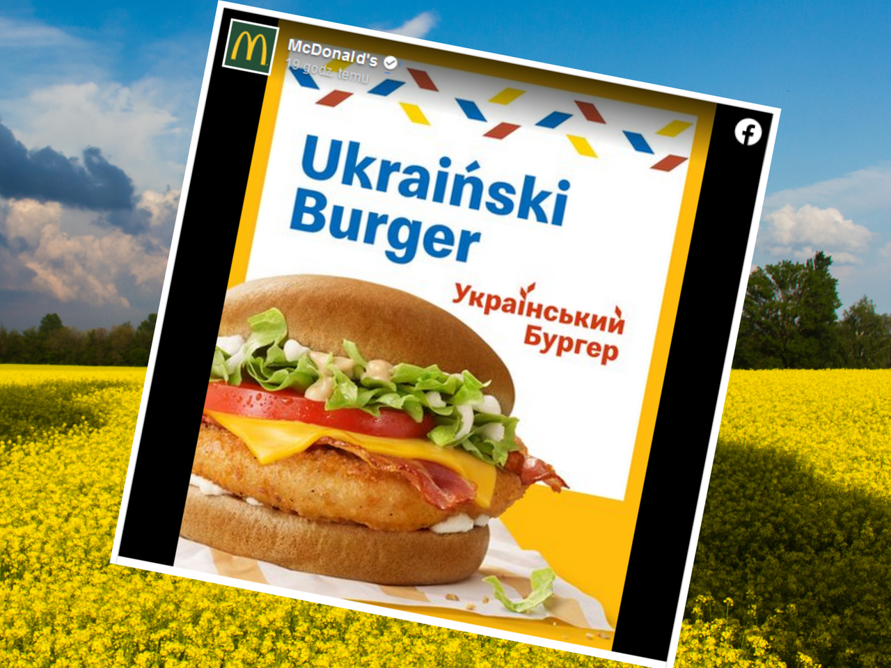 Ukraiński burger w McDonald's! Jaki jest skład i cena hamburgera?
