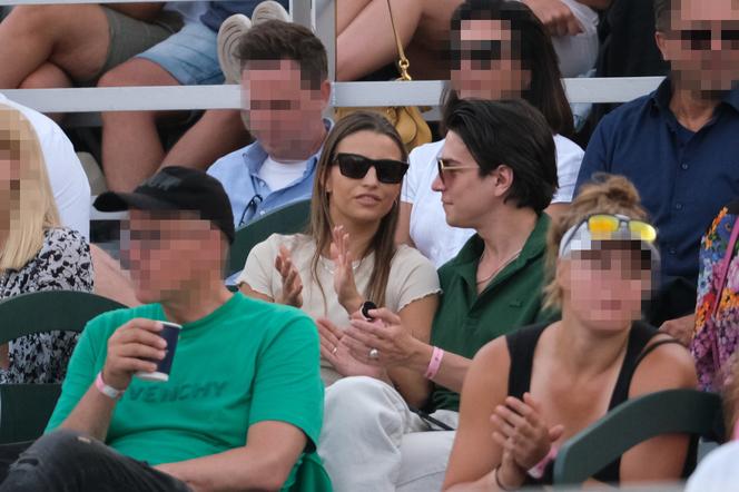 Julia Wieniawa i Nikodem Rozbicki migdalili się zamiast oglądać Igę