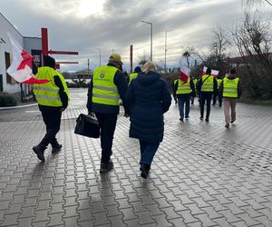 Protest rolników w Kołbaskowie