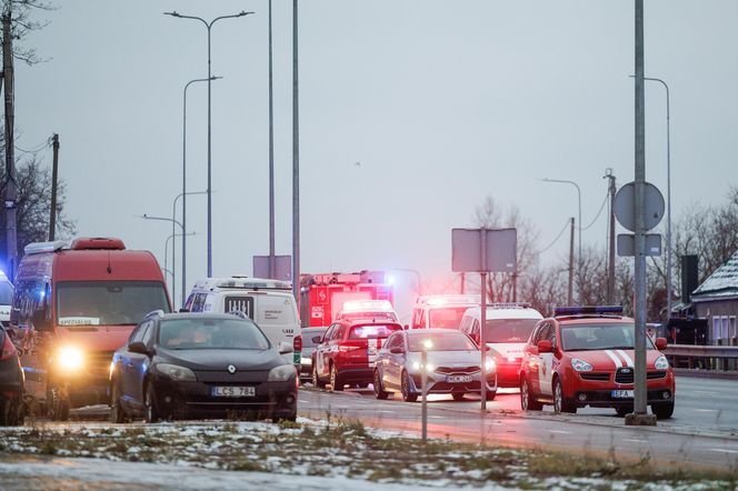 SAMOLOT TRANSPORTOWY SPADŁ W WILNIE