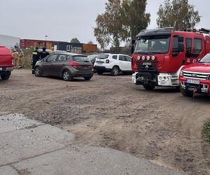 Nielegalne śmietnisko w Gdańsku. Pomorska Policja