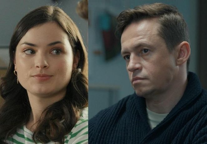 Barwy szczęścia, odcinek 3202. Weronika (Maria Świłpa), Błażej (Piotr Ligienza)