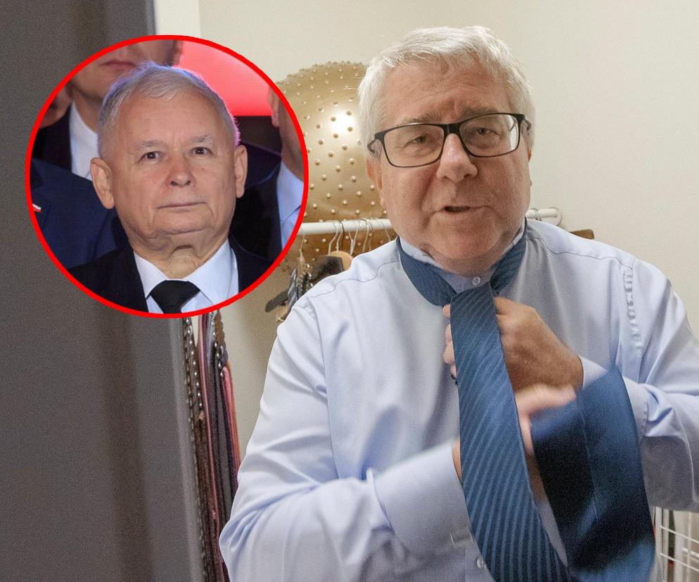 Ryszard Czarnecki i Jarosław Kaczyński 