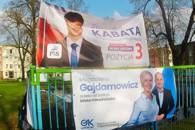 Przedwyborcza "baneroza" w Szczecinie