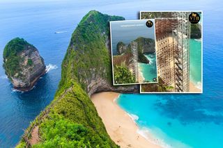 Szok na jednej z najpiękniejszych plaż! Stawiają tam gigantyczną szklaną windę!